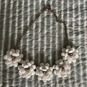 J Crew Acrylic Flower Necklace